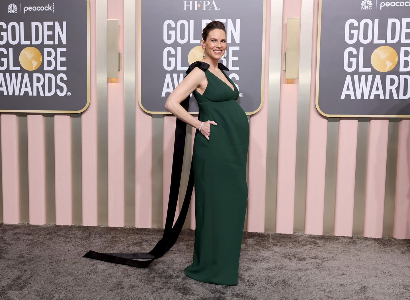 Schwangere Stars: Hilary Swank