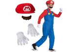 Kostüme für Kinder: Kind als Super Mario verkleidet
