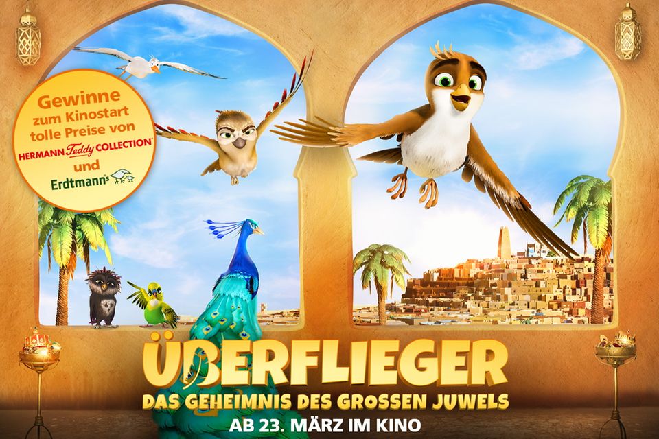 Gewinnspiel: ÜBERFLIEGER – DAS GEHEIMNIS DES GROSSEN JUWELS – ab 23. März im Kino!