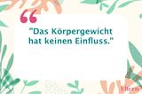 Fruchtbarkeitsmythos zum Körpergewicht