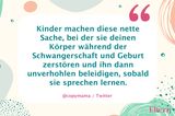 Witziger Eltern-Tweet von copymama zum Thema Schwangerschaft