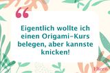 Skurrile Dad Jokes: Origami