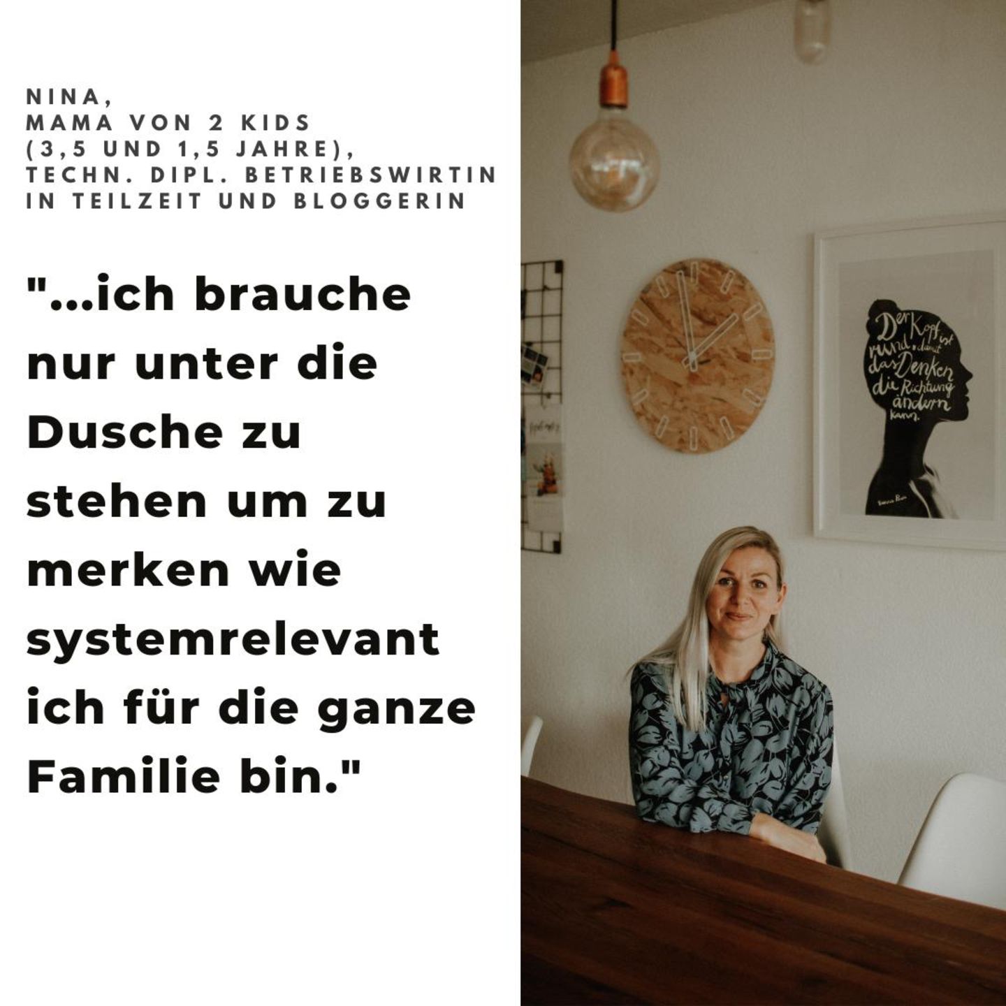 Zitat Faces of Moms Nina