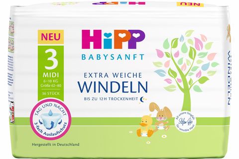Gewinnspiel: Super Kombination: HiPP Babysanft Extra Weiche Windeln und Kapuzenhandtuch byGraziela