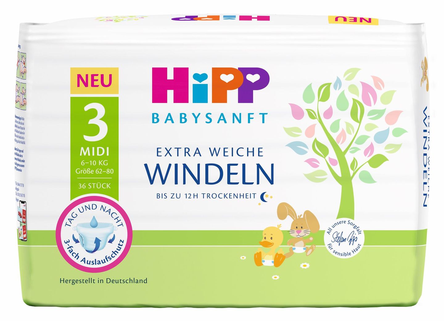Gewinnspiel: Super Kombination: HiPP Babysanft Extra Weiche Windeln und Kapuzenhandtuch byGraziela