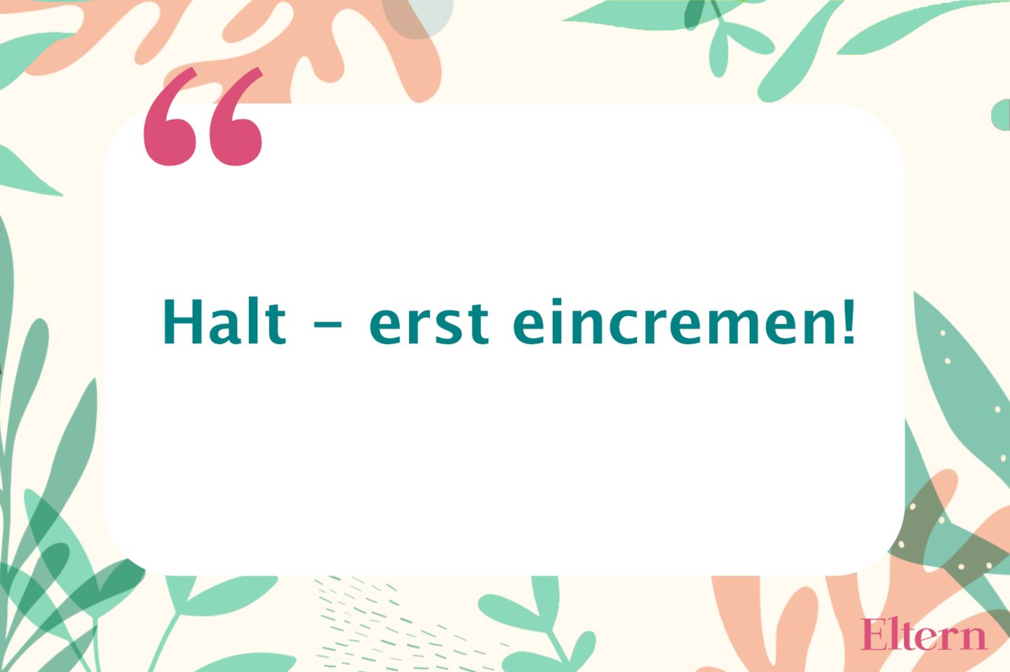 Bullshit-Bingo: Strandurlaub