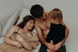 Eigenständige Geburt: Familie mit Baby
