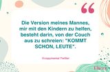 Lustiger Eltern-Tweet von copymama zum Thema Elternschaft