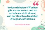 Lustiger Tweet von manderelizabeth zum Thema Schwangerschaft