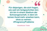 Lustiger Tweet von DubsKenzie zum Thema Schwangerschaft