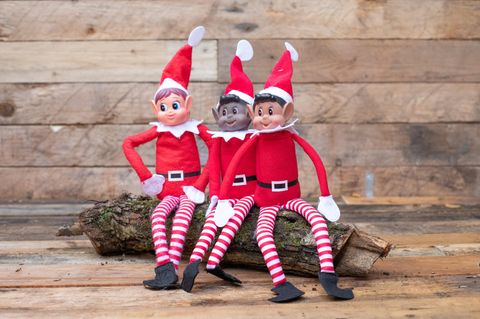 The Elf on the Shelf: Lächelnde Weihnachtselfenpuppe
