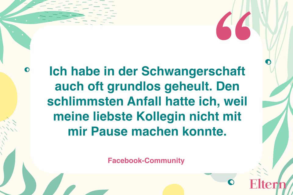 Zum Heulen Gründe für Schwangerschaftstränen Eltern.de