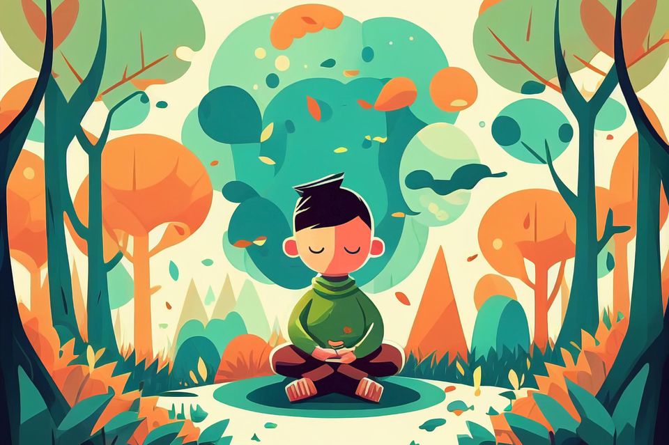 Meditierendes Kind - Die schönsten Kinderbücher über Achtsamkeit