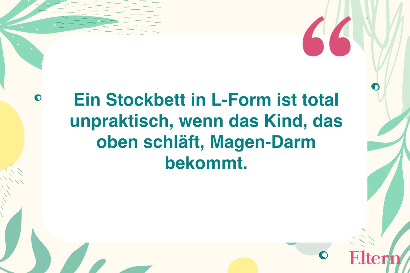 Steht in keinem ElternRatgeber MagenDarm Eltern.de