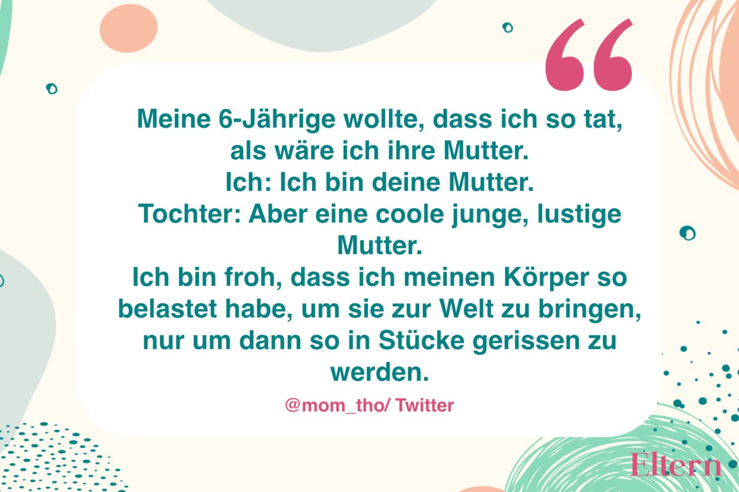 Coole, junge Mutter Eltern.de