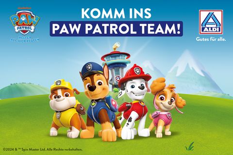 Gewinnspiel: Gewinne ein Starterset der PAW Patrol Sammelaktion von ALDI Nord!