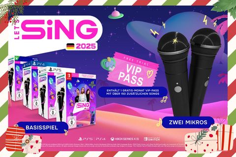 Weihnachtsgewinnspiel: Let’s Sing 2025: Das perfekte Karaoke-Erlebnis für die ganze Familie